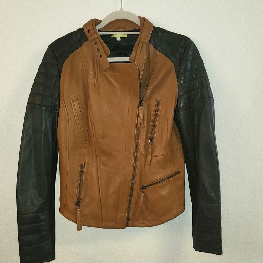 Never worn leather coat